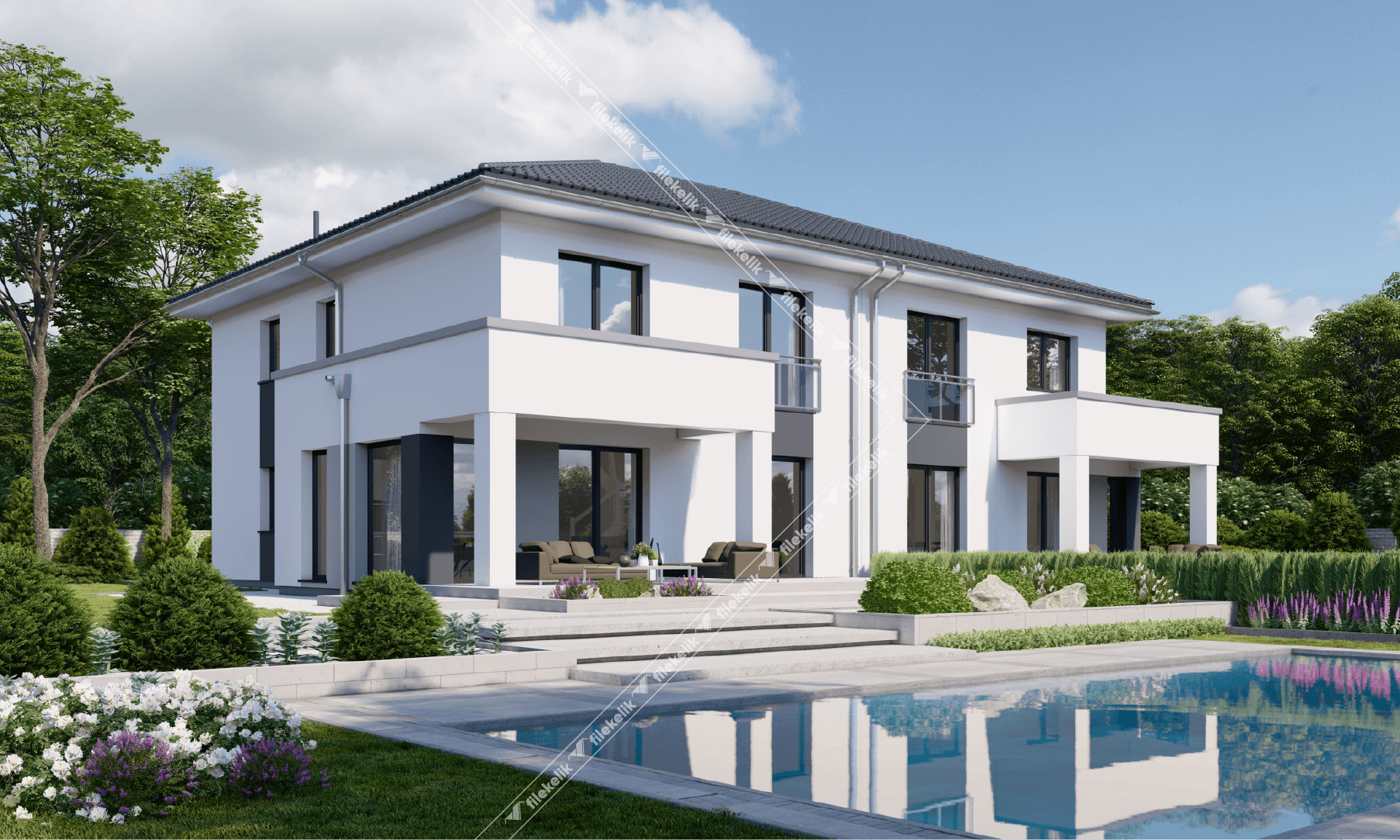 155 m² Çift Katlı Çelik Ev Safir