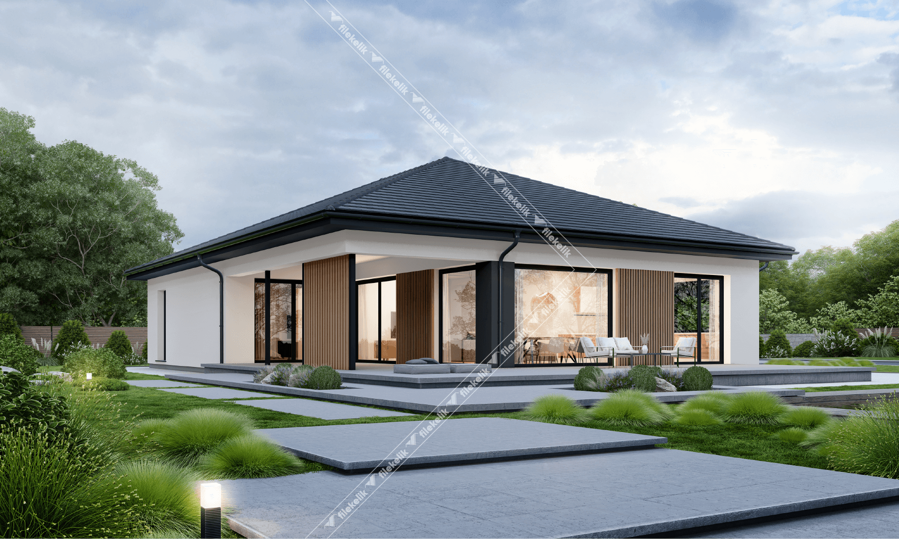 165 m² Tek Katlı Çelik Ev Eylül