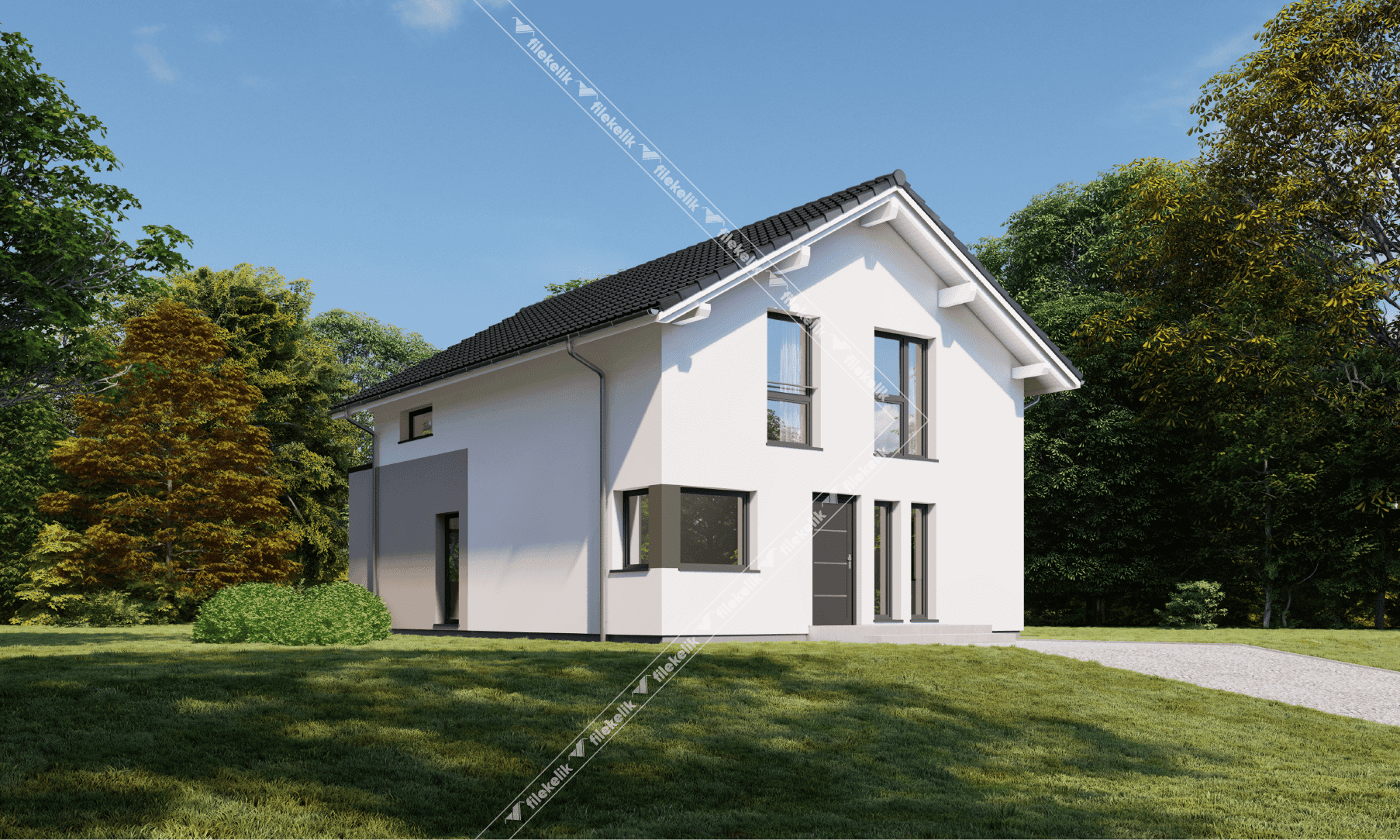 143 m² Çift Katlı Çelik Ev Hülya