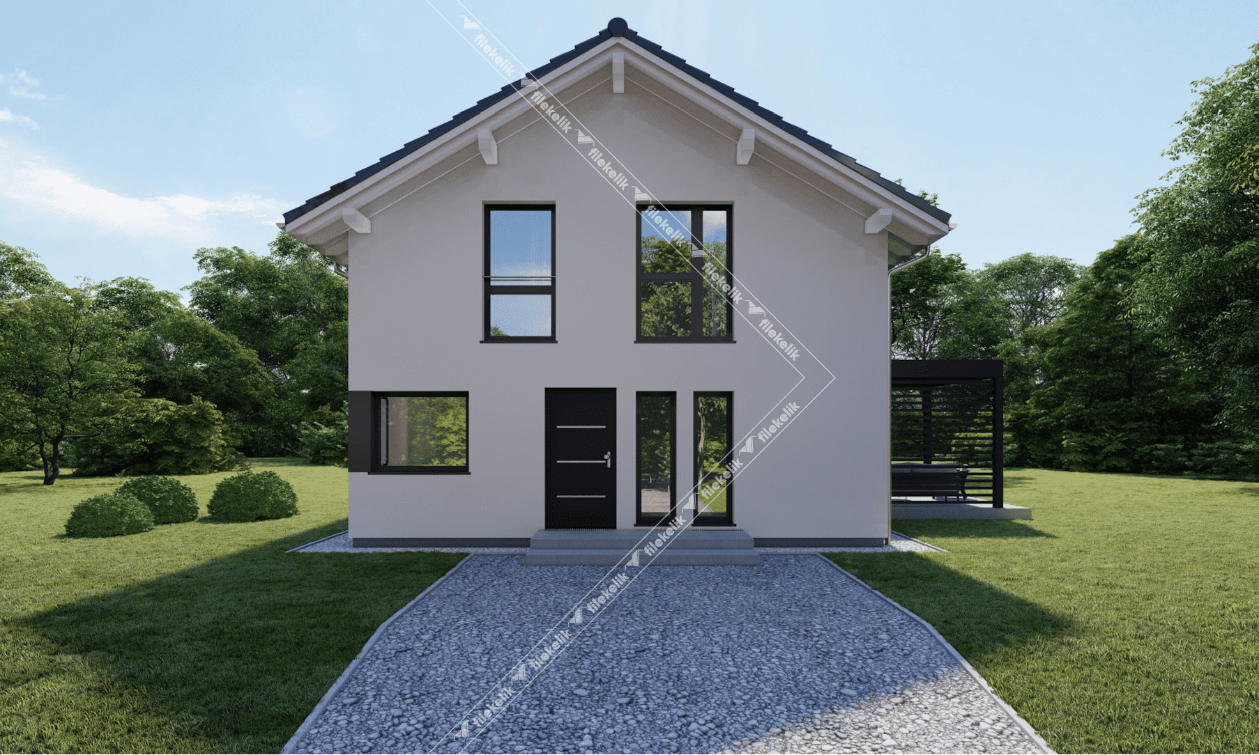 143 m² Çift Katlı Çelik Ev Hülya