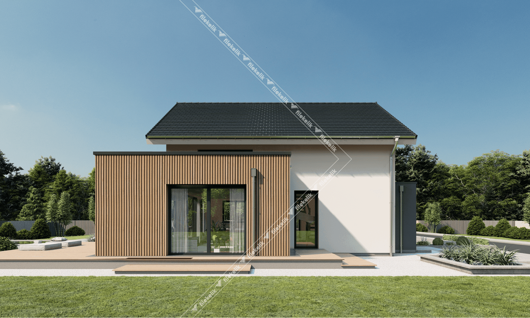 147 m² Çift Katlı Çelik Ev Rüzgar