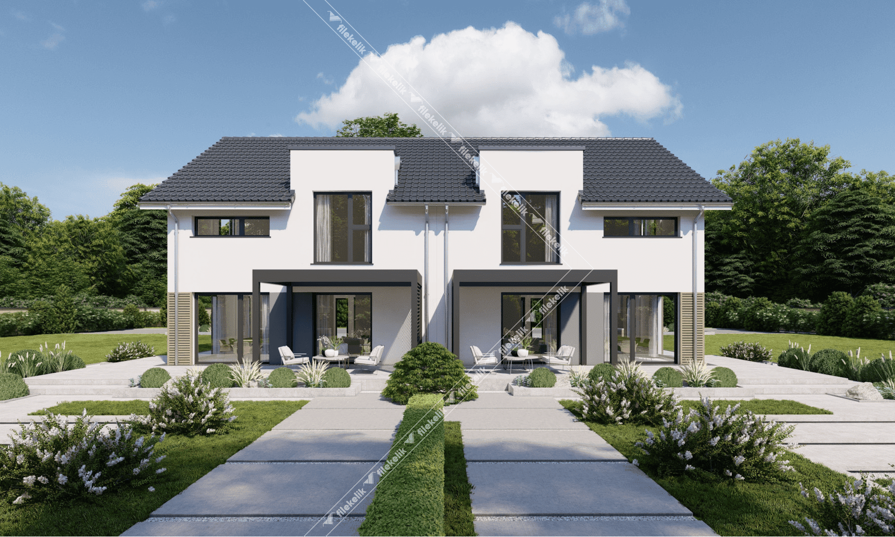 150 m² Çift Katlı Çelik Ev Lotus