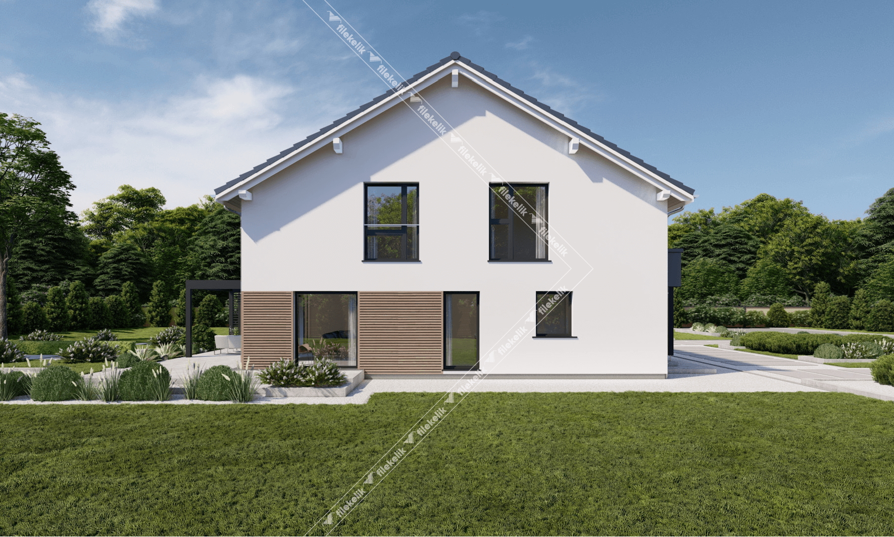 150 m² Çift Katlı Çelik Ev Lotus
