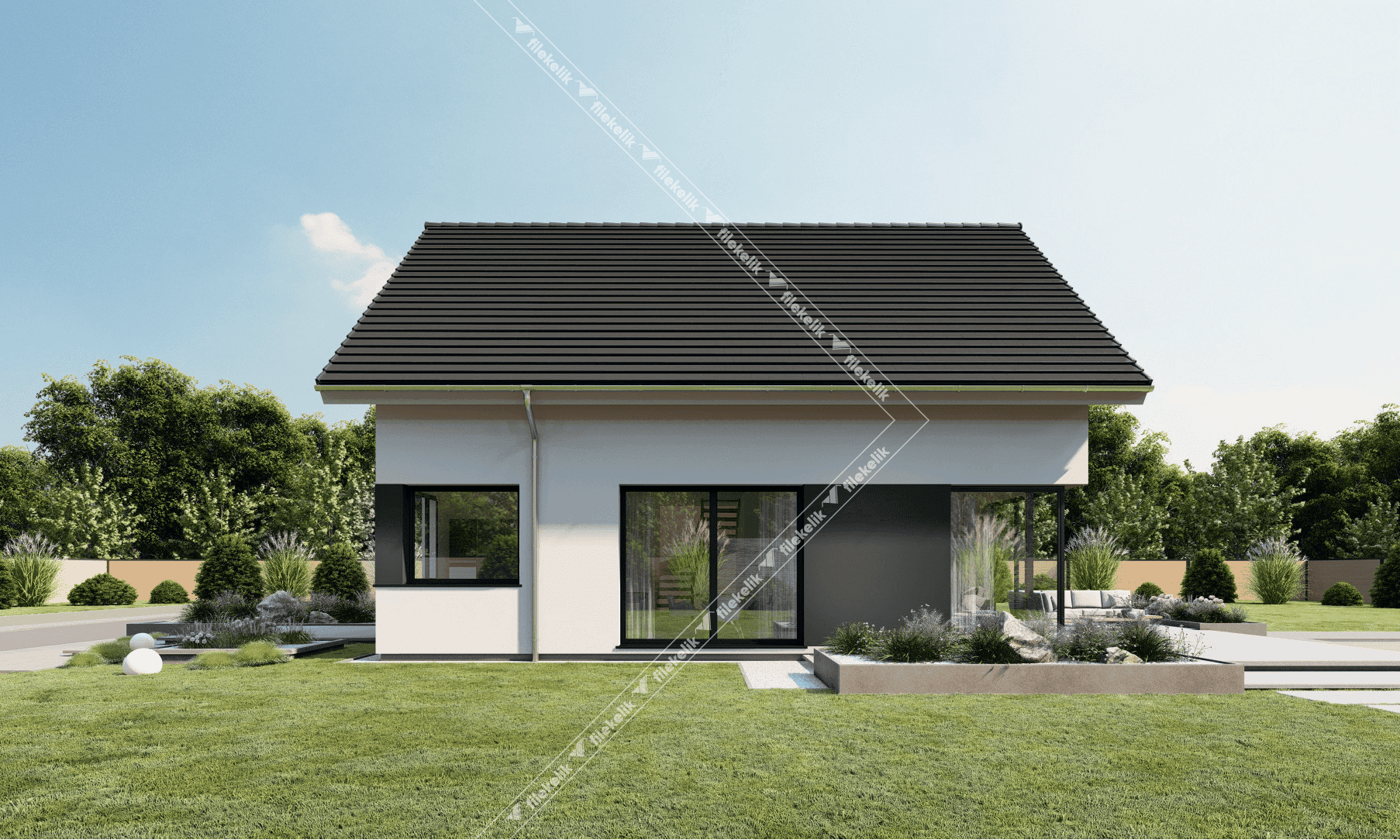 153 m² Çift Katlı Çelik Ev Zira