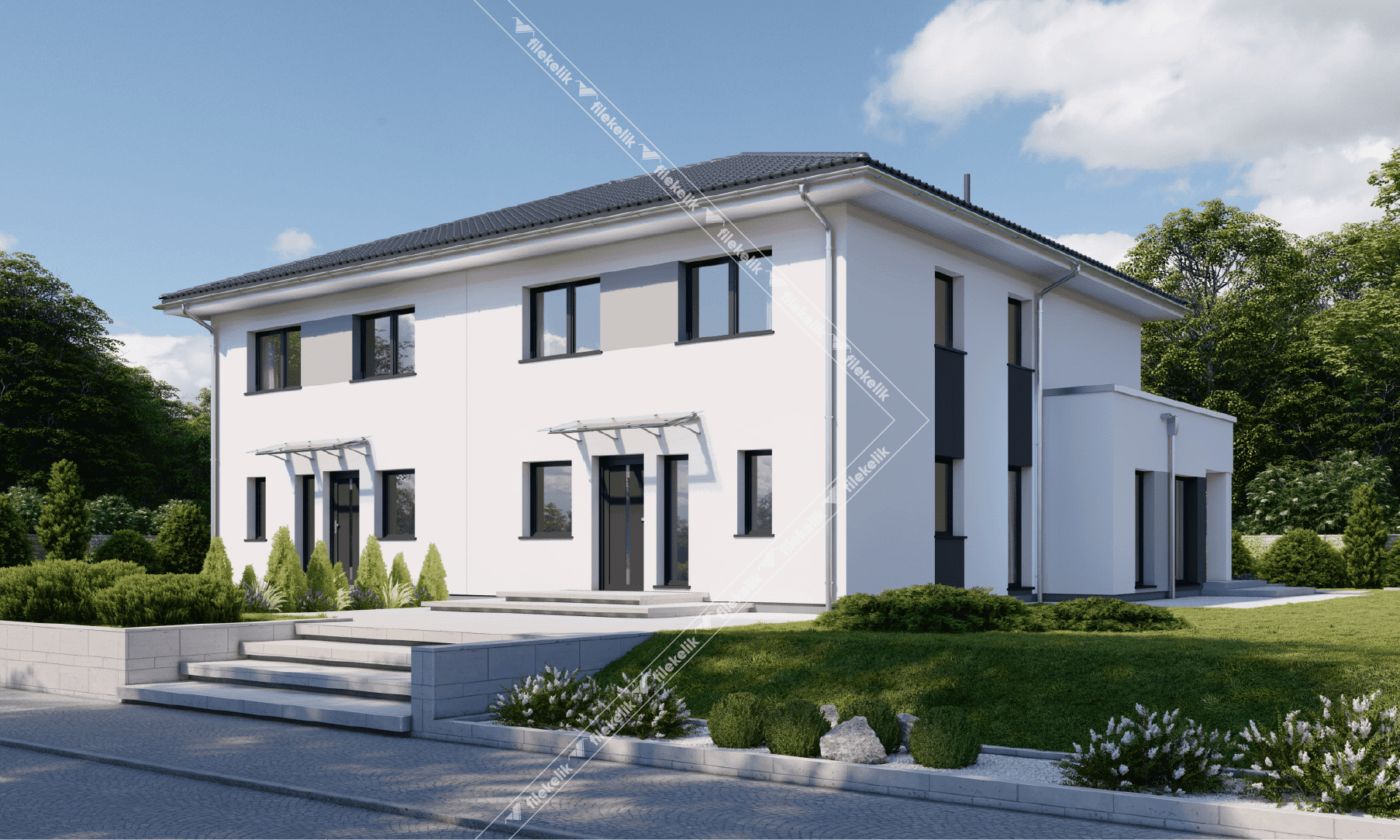 155 m² Çift Katlı Çelik Ev Safir