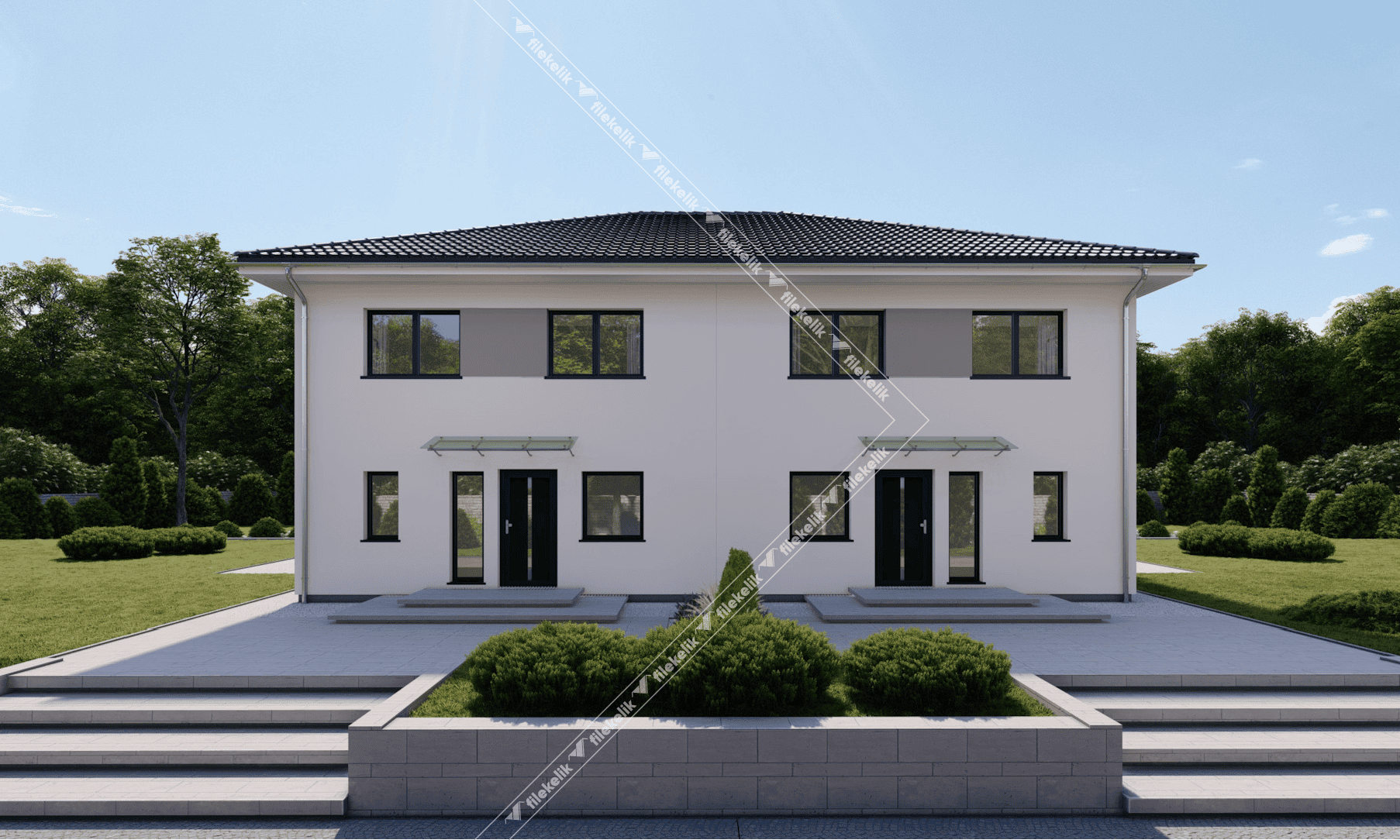 155 m² Çift Katlı Çelik Ev Safir
