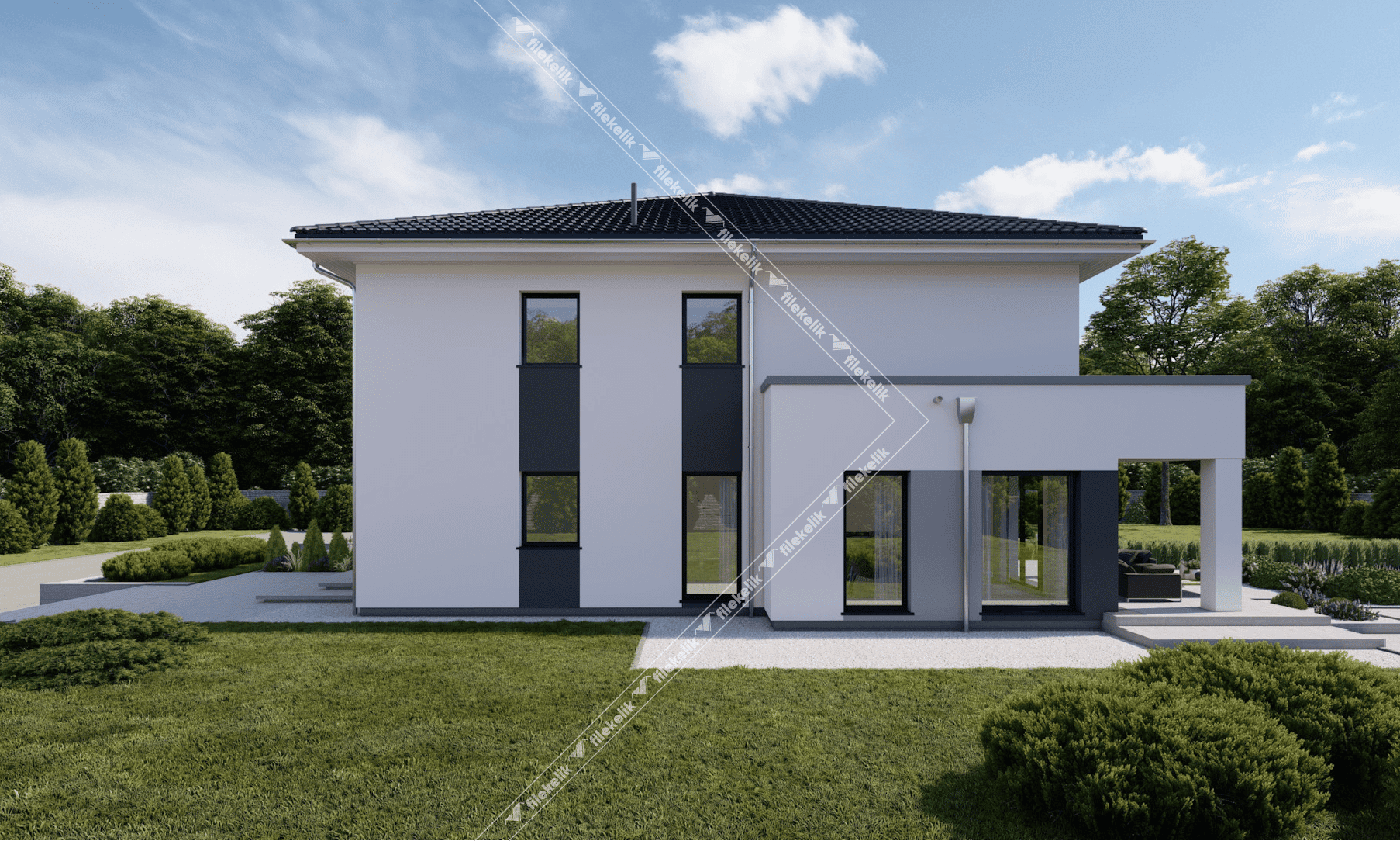 155 m² Çift Katlı Çelik Ev Safir