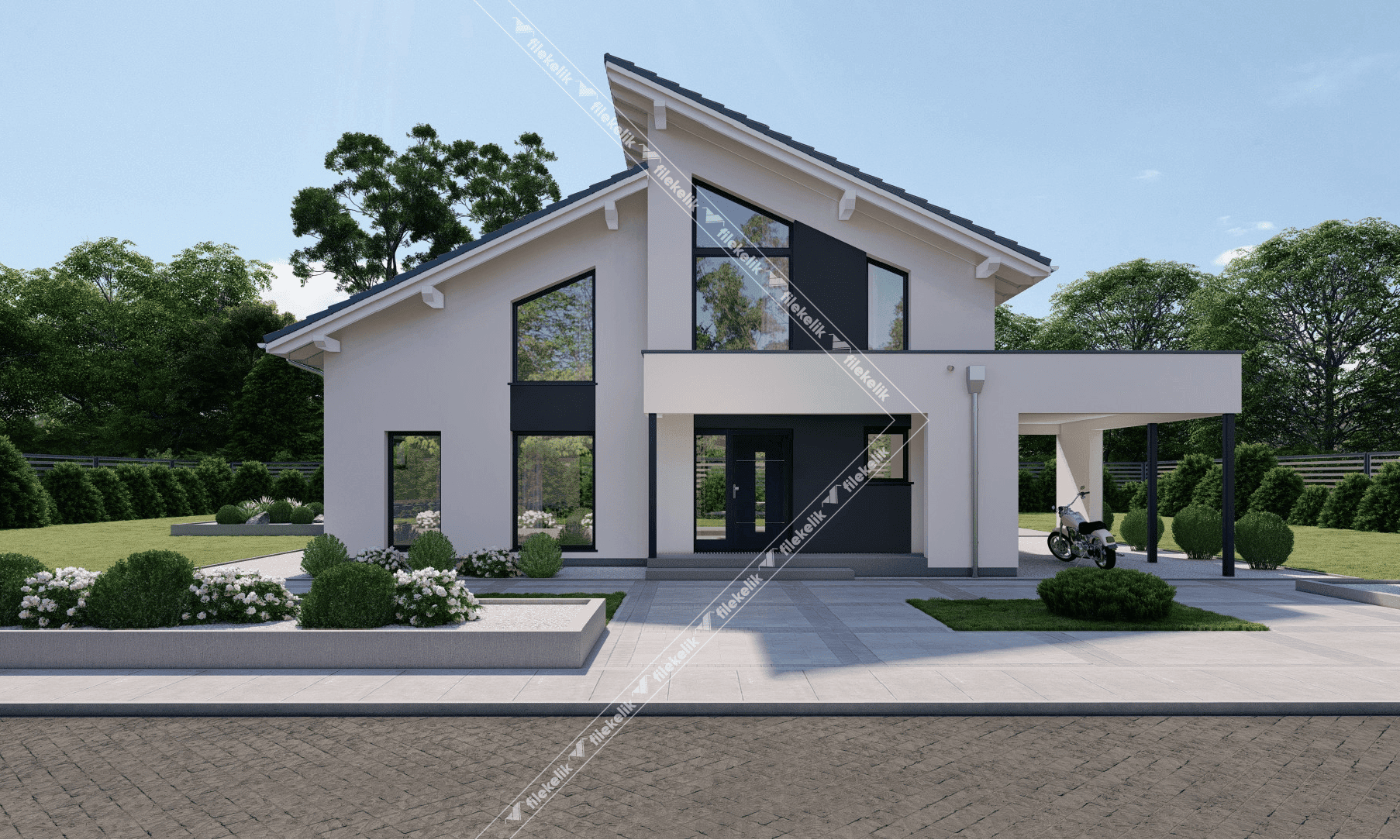 169 m² Çift Katlı Çelik Ev Alaz