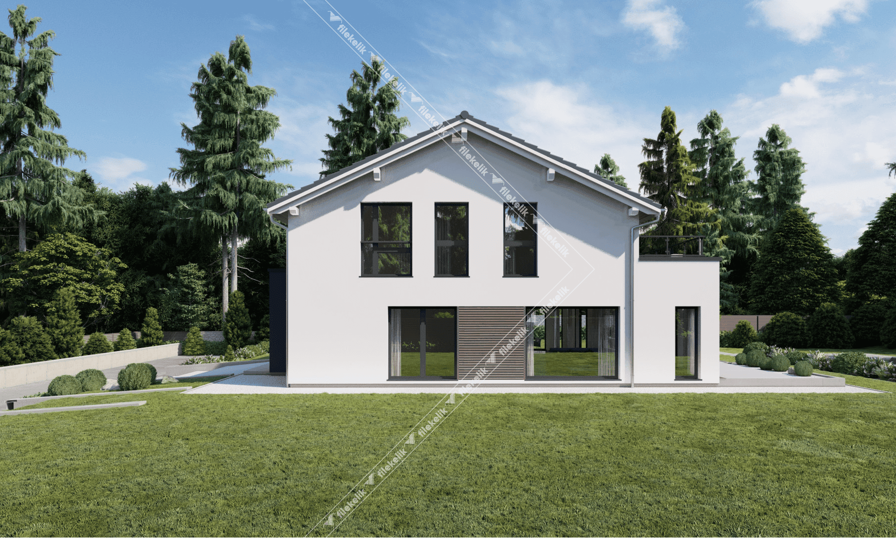 233 m² Çift Katlı Çelik Ev Salkım