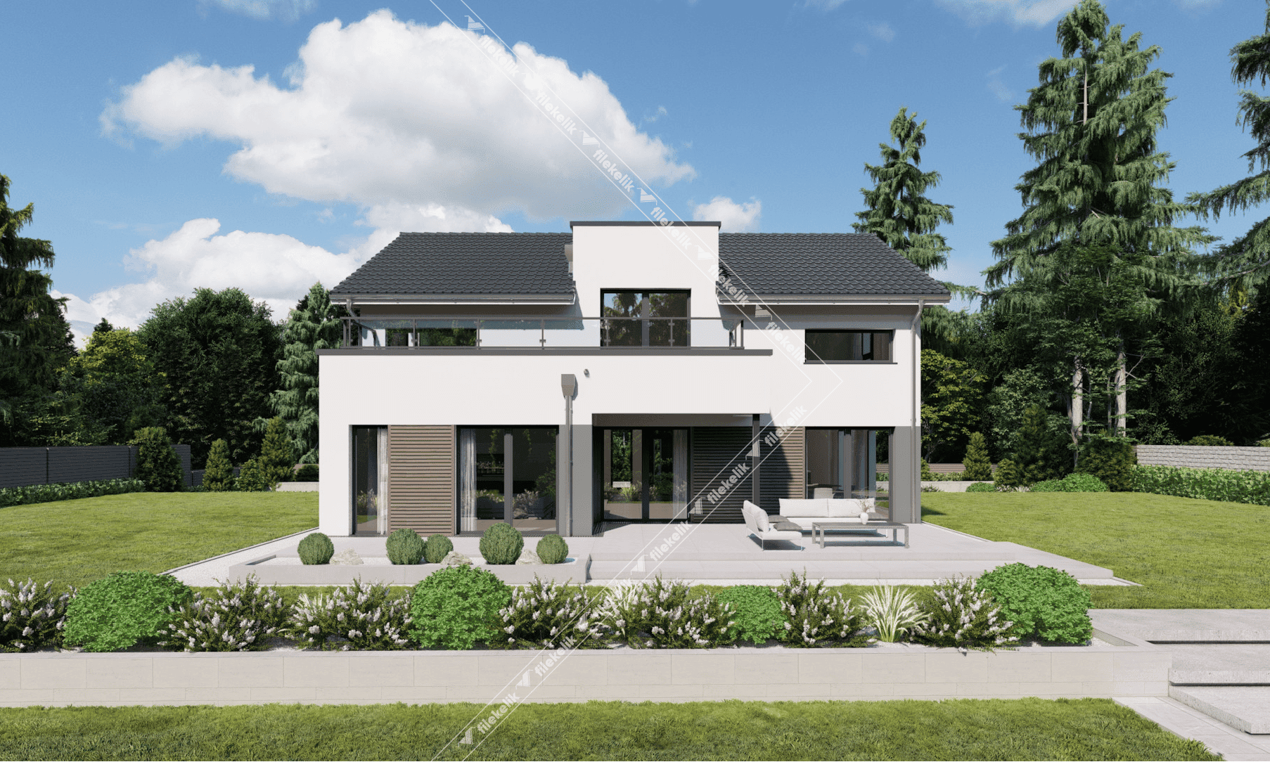 233 m² Çift Katlı Çelik Ev Salkım