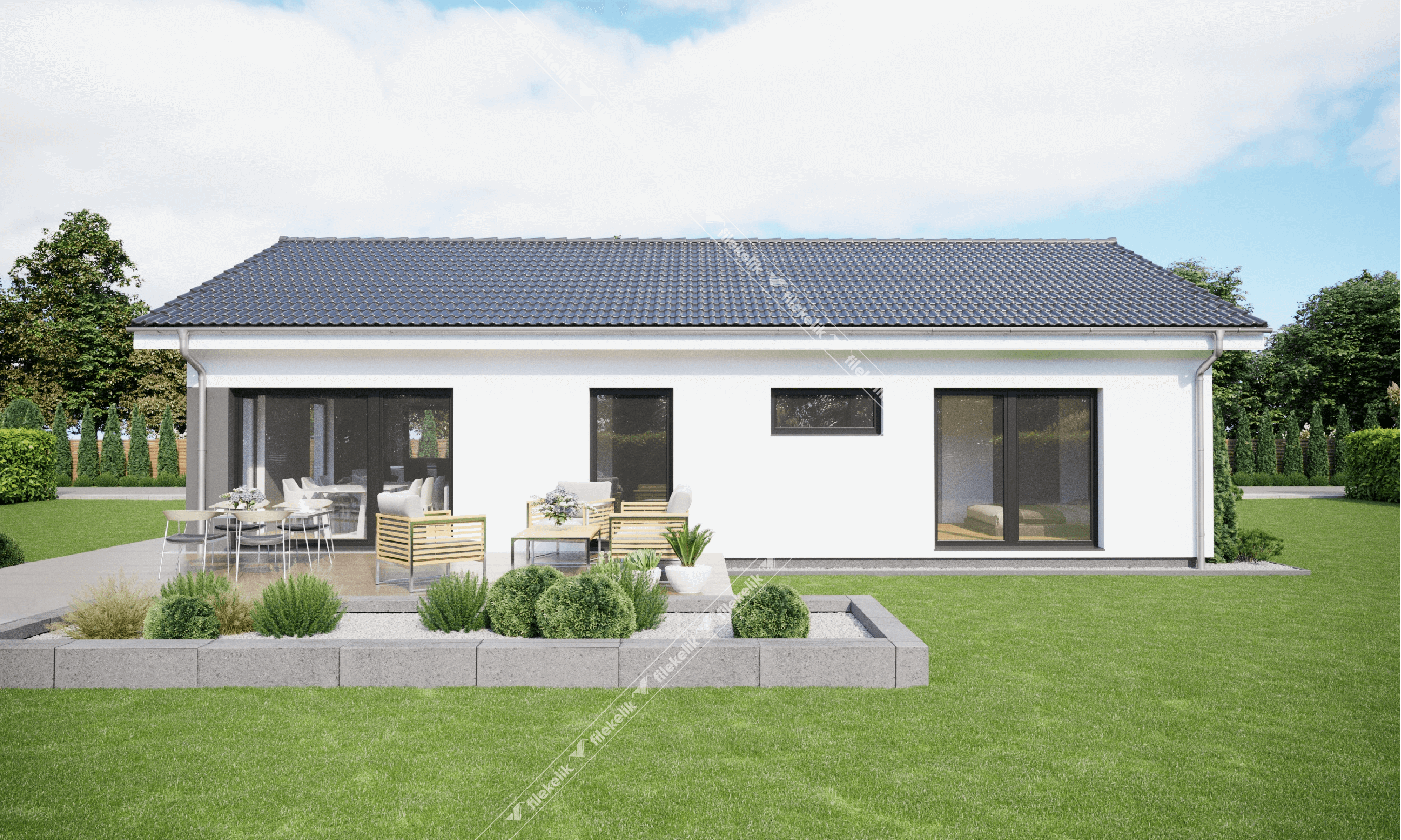 95 m² Tek Katlı Çelik Ev Melis