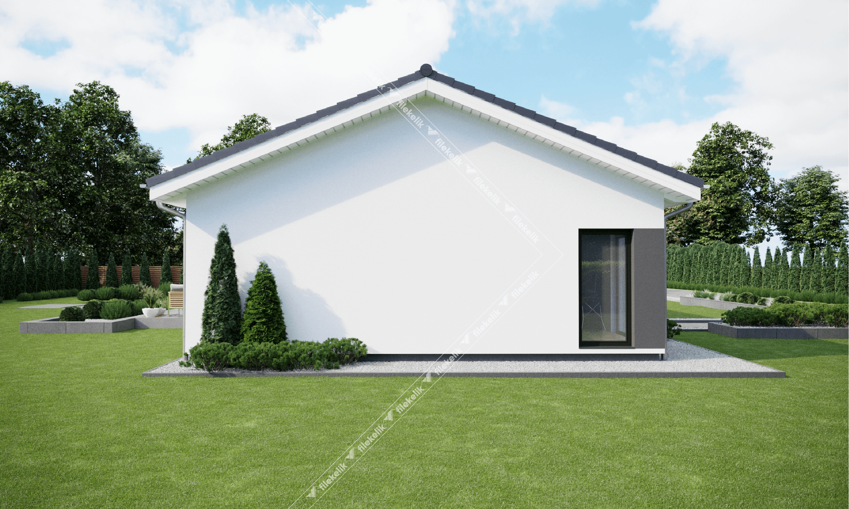 95 m² Tek Katlı Çelik Ev Melis