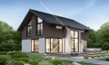 161 m² Çift Katlı Çelik Ev Karamel
