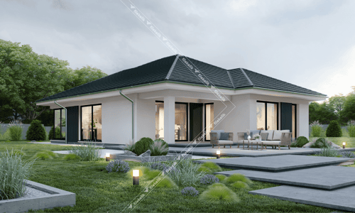 121 m² Tek Katlı Çelik Ev Zeytin