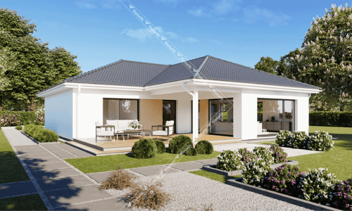 123 m² Tek Katlı Çelik Ev Kumsal