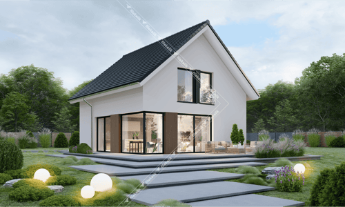 128 m² Çift Katlı Çelik Ev Sadem