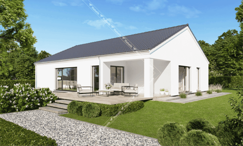 129 m² Tek Katlı Çelik Ev Serra