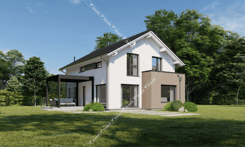 143 m² Çift Katlı Çelik Ev Hülya