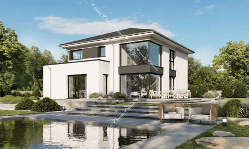 178 m² Çift Katlı Çelik Ev Kare