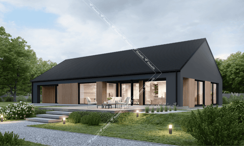 180 m² Tek Katlı Çelik Ev Karanfil